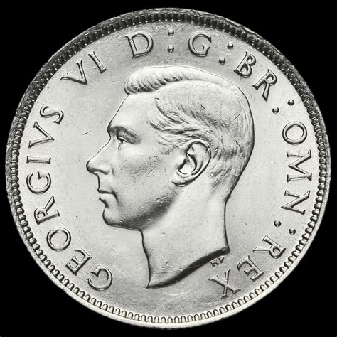 1942 two shillings coin